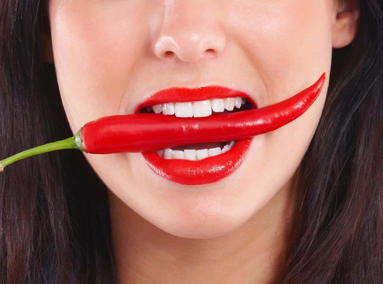 Close-up of a smile with immediate whitening results after treatment Luton